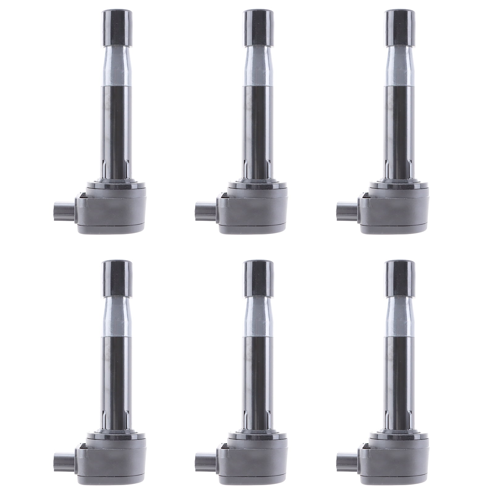 Set of 6 Coils - 12V Direct Replacement - Black - Pack UF603-Set of 6 Ignition Coils