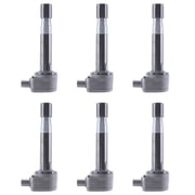 Set of 6 Coils - 12V Direct Replacement - Black - Pack UF603-Set of 6 Ignition Coils