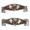thumbnail image 1 of Set of 6 Country Western Cowboy Skull With Gallow Ropes Drawer Handle Bar Pulls, 1 of 10