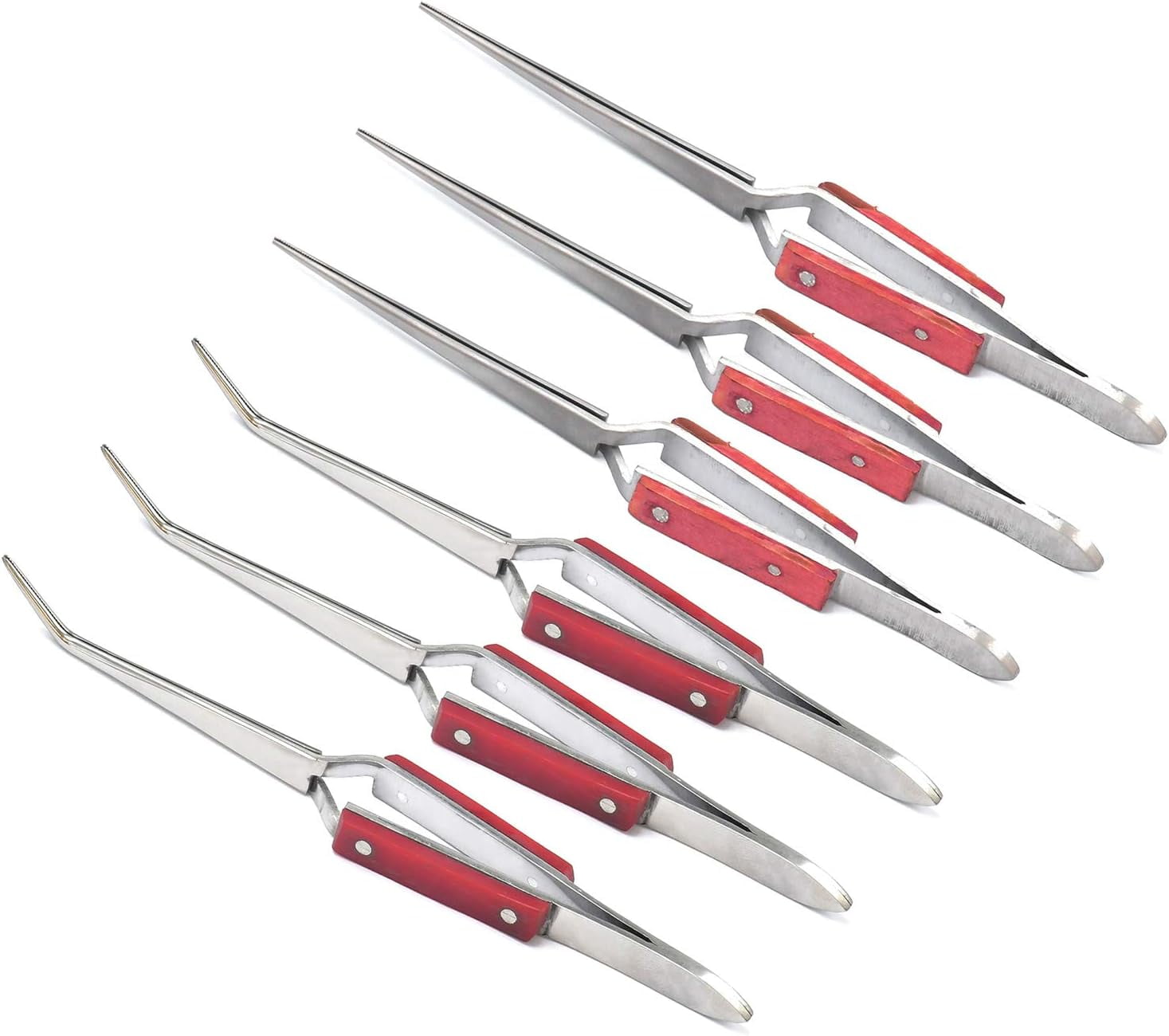 Pinzette Per Saldatura Con Impugnatura In Fibra Autobloccante In Acciaio Inossid - Foto 10