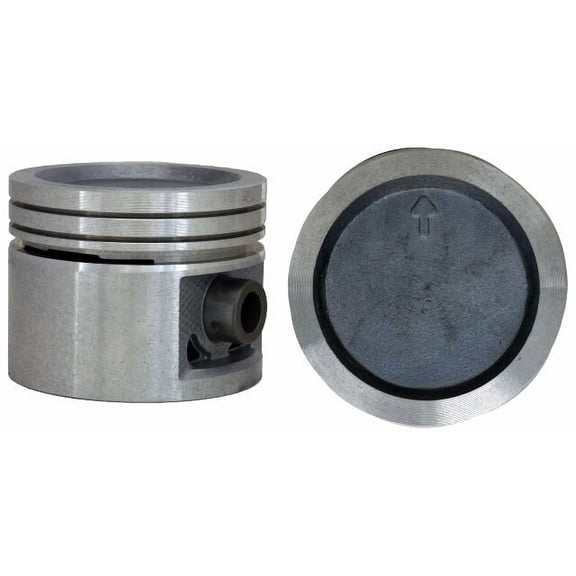 Set of 6 Dish Top Pistons | Compatible with 75-88 GM/Chevrolet/Buick 3.8L/231 OHV V6 12V | 1.805" Compression Height | Size = .030 (.75mm Oversized)