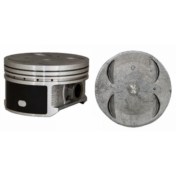 Set of 6 Dish Top Pistons for 01-10 Honda/Acura 3.5L/3471 J35A3/4/5/6 | .50mm (.020 Oversized) | 89.50mm Bore Diameter