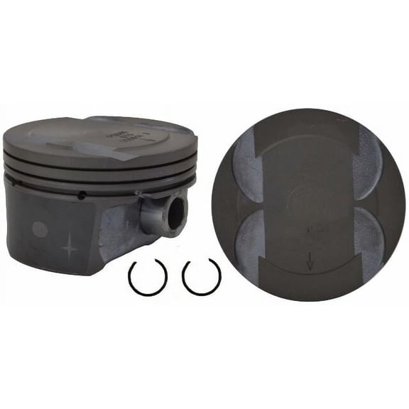 Set of 6 Dome Top Hypereutectic Pistons for 07-12 Ford 3.5L/213 | Standard Size | 92.50mm Bore Diameter