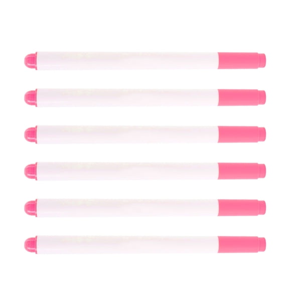 Set of 6 Fine Tip Fabric Marker Pen Water Soluble Fabric Marker 1mm or 0.5mm for Accurate Marking Sewing and Art Craft