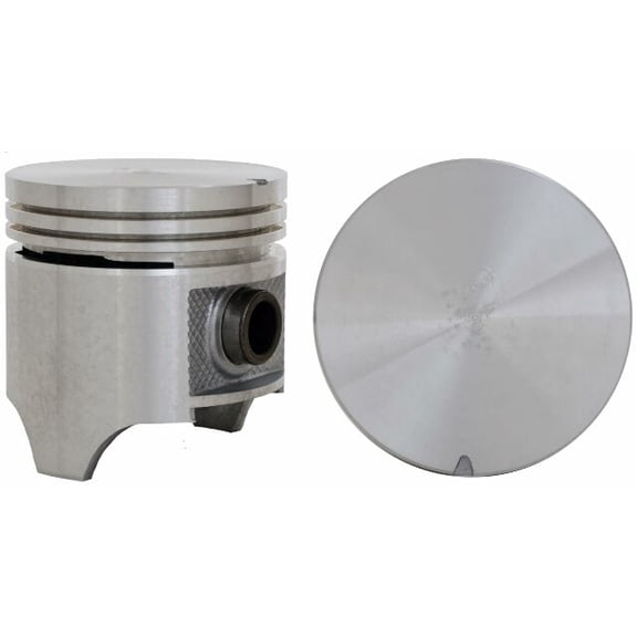 Set of 6 Flat Top Pistons for 60-87 Chrysler/Dodge 170/198/225 | .040 (1.00mm Oversized) | 3.440in. Bore Diameter