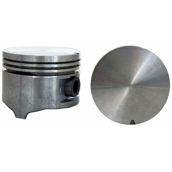 Set of 6 Flat Top Pistons for 74-86 Ford 2.8L/171 | .030 (.75mm Oversized) | 3.691in. Bore Diameter