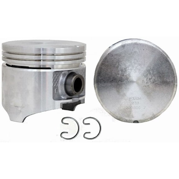 Set of 6 Flat Top Pistons for 87-03 Chrysler/Dodge 3.9L/239 | .040 (1.00mm Oversized) | 3.950in. Bore Diameter