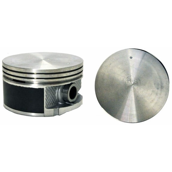 Set of 6 Flat Top Pistons for 98-11 Chrysler/Dodge/Jeep 3.8L/232 | Standard Size | 96.00mm Bore Diameter