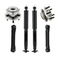 thumbnail image 1 of Set of 6 Front Lower Control Arm-Wheel Hub Bearing Assembly-Shock Absorber For 2000-2006 Jeep TJ, 1 of 8