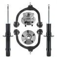 thumbnail image 1 of Set of 6 Front Upper Control Arm Ball Joint-Wheel Hub Bearing Assembly-Quick Complete Strut-Coil Spring Assembly For 2005-2010 Chrysler 300 AWD, 1 of 9