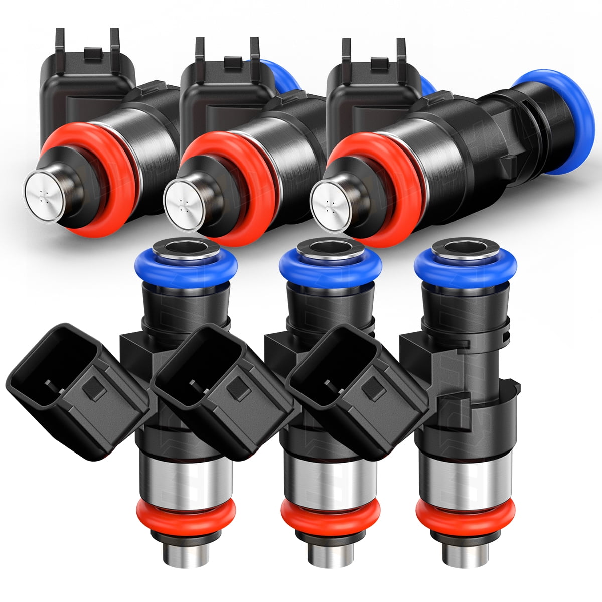 Set of 6 Fuel Injectors For Ford Edge Taurus Flex Fusion Lincoln MKZ ...