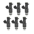 thumbnail image 1 of Set of 6 Fuel Injectors for 2003-2017 Acura MDX Honda Accord Odyssey Pilot Saturn Vue - FJ485, 1 of 6