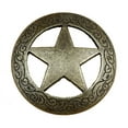 thumbnail image 1 of Set of 6 Garland Star with Rope Drawer Cabinet Handle in Antique Brass, 1 of 7
