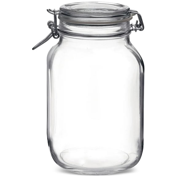 Set of 6 Glass 67.75-Oz. Fido Jars for Kitchen Storage