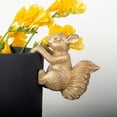 thumbnail image 1 of Set of 6 Gold Squirrel Hanging Pot Decoration, 1 of 2