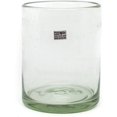 thumbnail image 1 of Set of 6 Hand-Blown Clear Tumbler (10 oz) Glasses from Mexico - Rustic & Handcrafted Recycled Bubble Glass Drinking Glassware, 1 of 7