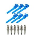 thumbnail image 1 of Set of 6 ISA Brand High Performance Ignition Coils and 6 Spark Plugs Compatible with 2004-2008 Ford Escape 3.0L V6 Replacement for DG513 DG500 FD502, 1 of 3