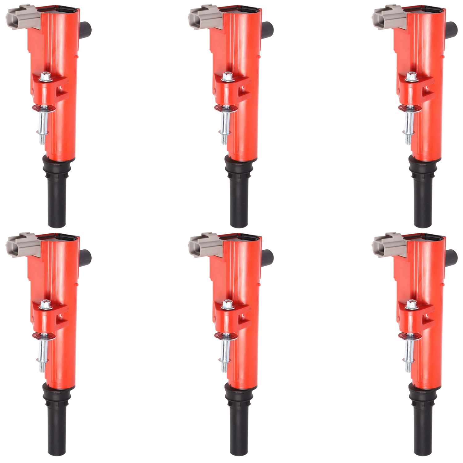 Set Of 6 ISA Energy Ignition Coil UF640 For Grand Cherokee Dakota Ram Liberty V6 3.7L