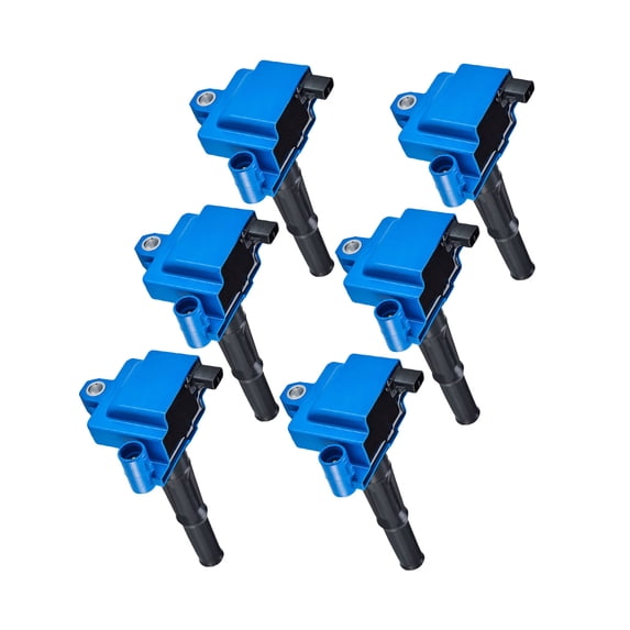 Set of 6 ISA High Performance Ignition Coils Compatible with 1995-2004 Toyota Tacoma Tundra 4Runner T100-3.4L V6 Replacement for UF156