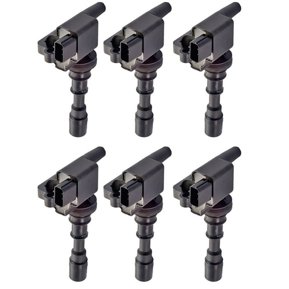 Set of 6 ISA Ignition Coils Compatible with 2002-2005 Kia Sedona 2001 2002 Hyundai XG300 XG350 V6 3.0L 3.5L Replacement for C1353 UF432 5C1159