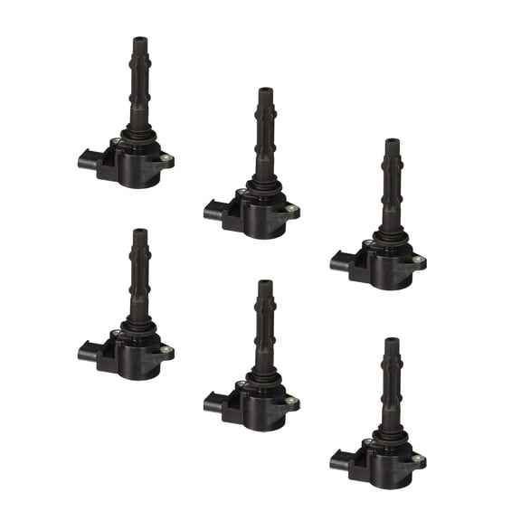 Set of 6 ISA Ignition Coils Compatible with 2006-2015 Mercedes Benz CLK ML E C GLK R SLK Class V6 3.5L Replacement for UF535 UF585