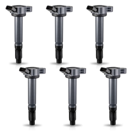 Set of 6 ISA Ignition Coil for Toyota Lexus 4Runner Sequoia Tundra Highlander Avalon RAV4 Camry Sienna Venza IS350 GX460 GS350 IS250 RX350 RX450h Replacement for UF487 C160