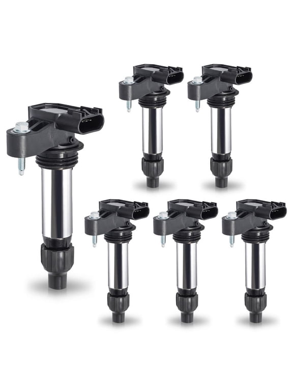 ISA Pack of 6 Ignition Coils for Cadillac Chevy GMC Camaro CTS SRX XTS Equinox Impala Terrain V6 3.0L 3.2L 3.6L Replacement for UF569 C1555 D515C