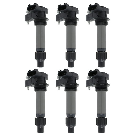 Set of 6 ISA Ignition Coils Compatible with 2008-2018 V6 3.6L Lacrosse CTS Camaro Impala Terrain SRX Replacement for UF569 12632479
