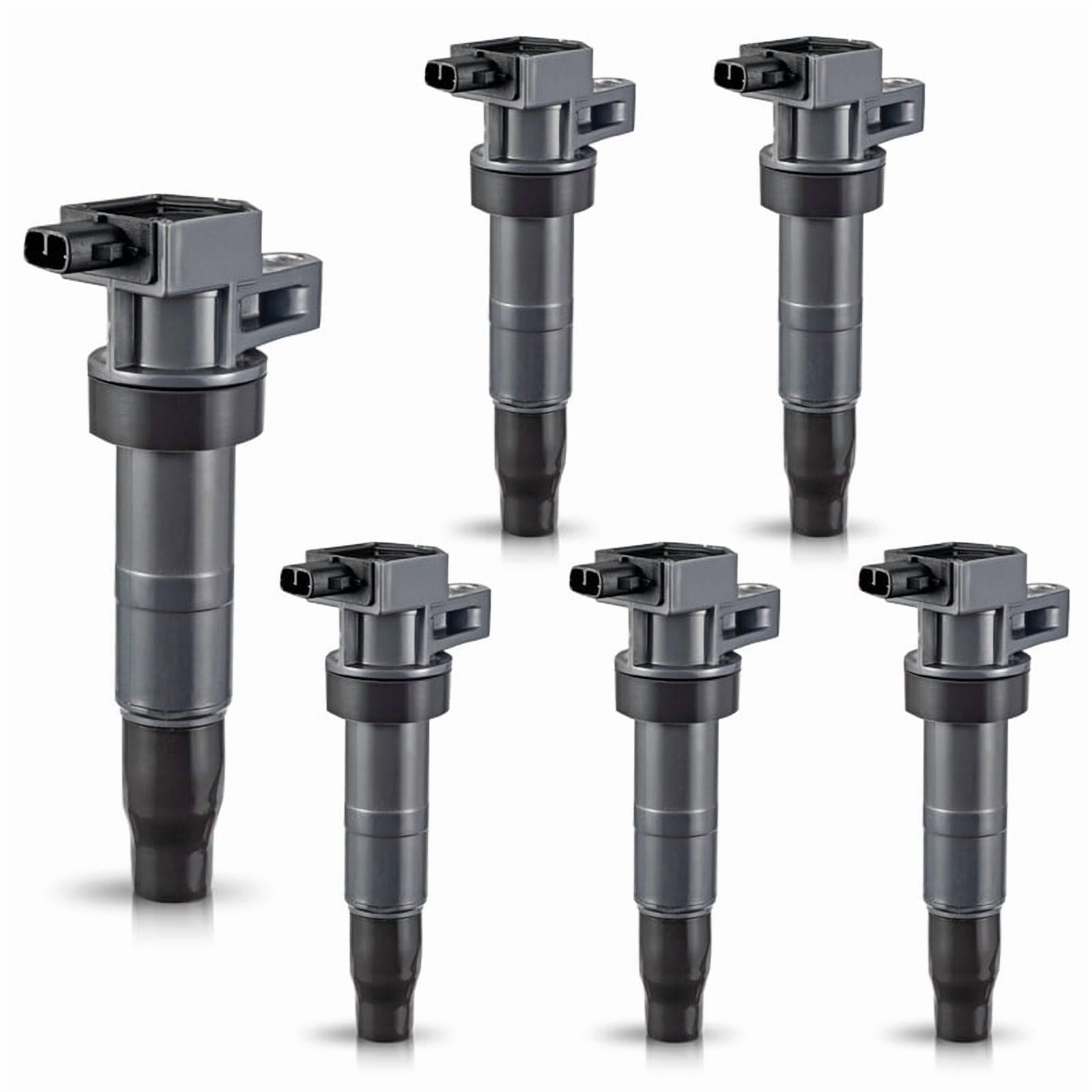 ISA Set of 6 Ignition Coil 3.3L 3.8L V6 For Hyundai Kia Genesis Azera Santa Fe Sonata Veracruz Sedona Sorento Cadenza Borrego Amanti Replacement for 273013C000 UF546 C1544 GN10560