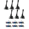 thumbnail image 1 of Set of 6 ISA Ignition Coils and 6 Denso Spark Plugs Compatible with 1996 Mitsubishi Montero 3.5L V6 3497cc 215ci Replacement for UF157, 1 of 4