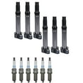 Set of 6 ISA Ignition Coils and 6 Denso Spark Plugs for 20052016