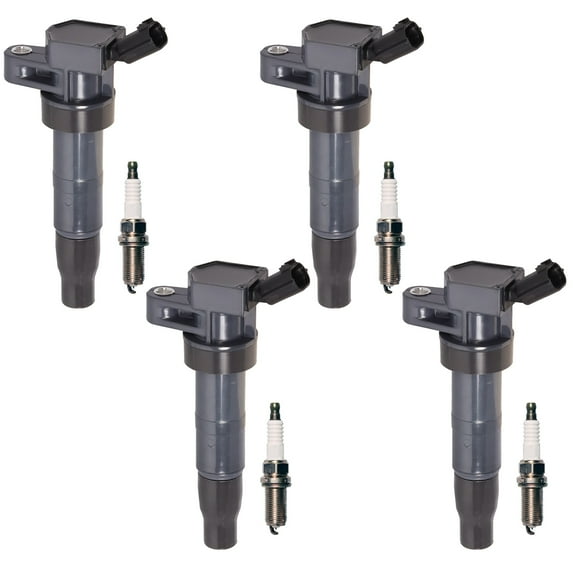 Set of 6 ISA Ignition Coils and 6 Denso Spark Plugs4704 Compatible with 2005 Cadillac STS 3.6L Replacement for UF375