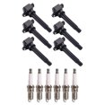 thumbnail image 1 of Set of 6 ISA Ignition Coils and 6 Spark Plugs Compatible with Suzuki Grand Vitara 2006-2008 2.7L V6 2736cc 167ci  Replacement for UF562, 1 of 1