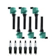 thumbnail image 1 of Set of 6 ISA Professional Ignition Coils and 6Spark Plugs Compatible with  2005 Mercury Sable LS Wagon 4-Door 3.0L Replacement for FD502, 1 of 1