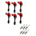 thumbnail image 1 of Set of 6 ISA Red Ignition Coils and Spark Plugs Compatible with 2008-2010 Nissan Pathfinder 4.0L Replacement for UF349, 1 of 3