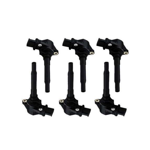 Set of 6 Ignition Coil Compatible with 2010-2011 Mercedes-Benz CLS63 AMG 6.2L V8 6208cc 379ci Replacement for UF609