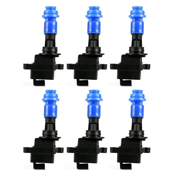 Set of 6 Ignition Coils Compatible with 1997 Toyota Supra Twin Turbo Hatchback 2-Door 3.0L 2997CC l6 GAS DOHC Turbocharged Replacement for UF386 C975