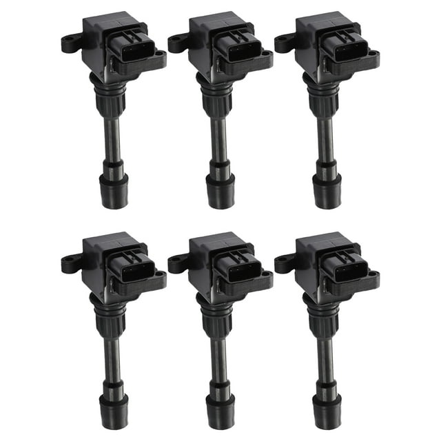 Set of 6 Ignition Coils Compatible with 1999 Mazda Millenia 2.3L V6 Replacement for UF151 C1012 (3-pin coil plug)