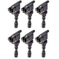 thumbnail image 1 of Set of 6 Ignition Coils Compatible with 2002 Kia Sedona 3.5L V6 Replacement For UF432 C1353, 1 of 5