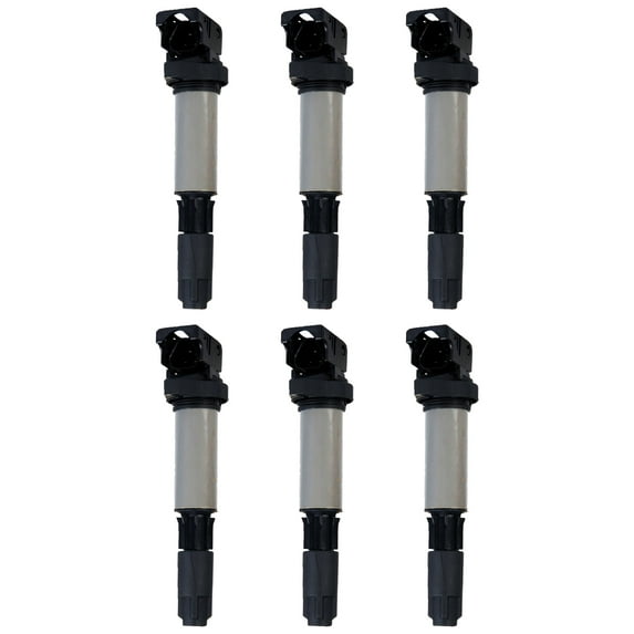 Set of 6 Ignition Coils Compatible with 2003-2006 BMW X5 3.0L L6 Replacement for UF522 C1404