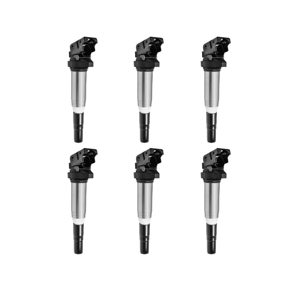 Set of 6 Ignition Coils Compatible with 2013-2015 BMW X1 L6 3.0L Replacement for UF667 12137550012