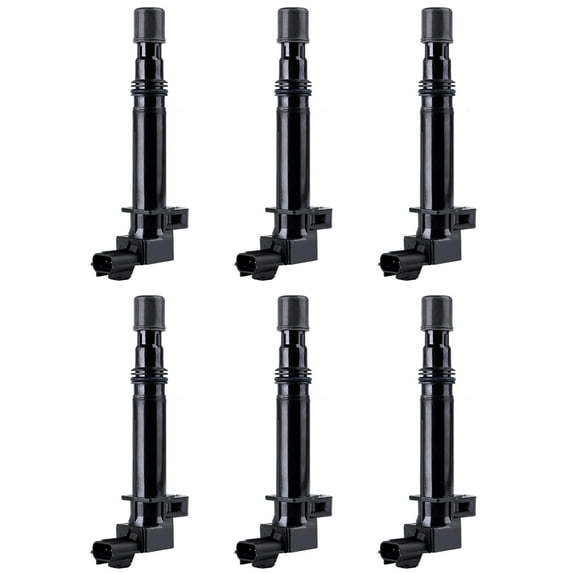 Set of 6 Ignition Coils UF270 Compatible with 2007-2008 Dodge Nitro 3.7L V6 Replacement for C1231