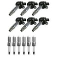 thumbnail image 1 of Set of 6 Ignition Coils and 6 ISA Spark Plugs Compatible with 2014-2017 Ford Flex 3.5L V6 3496cc 213ci Replacement UF553, 1 of 4