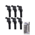 thumbnail image 1 of Set of 6 Ignition Coils and Permatex 22058 Dielectric Tune-Up Grease Compatible with 2005 Lincoln LS 3.0L V6 Replacement for FD496, 1 of 1