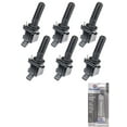 thumbnail image 1 of Set of 6 Ignition Coils and Permatex 22058 Dielectric Tune-Up Grease Compatible with 2006 GMC Envoy XL 4.2L L6 Replacement for UF497 C1558, 1 of 1