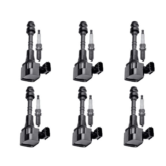 Set of 6 Ignition Coils for Nissan Altima Pathfinder Maxima