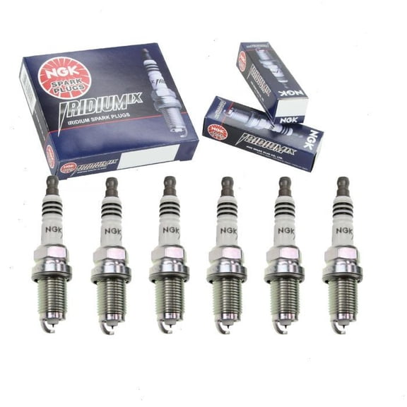 Set of 6 Iridium IX Spark Plugs (Pre-Gap 0.044) NGK 97138 For Acura Honda