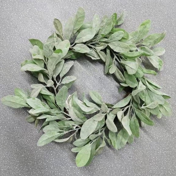 Set of 6 Lambs Ear Wreath