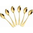 thumbnail image 1 of Set of 6 Mini Coffee Spoon, 4.7 Inches / 5.5Inchs Steel Small Spoons for Dessert, 1 of 6