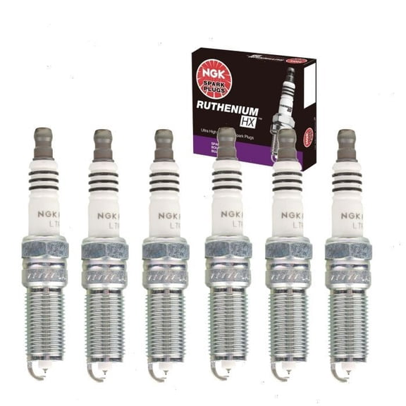Set of 6 NGK RUTHENIUM HX Spark Plugs LTR6BHX 90495